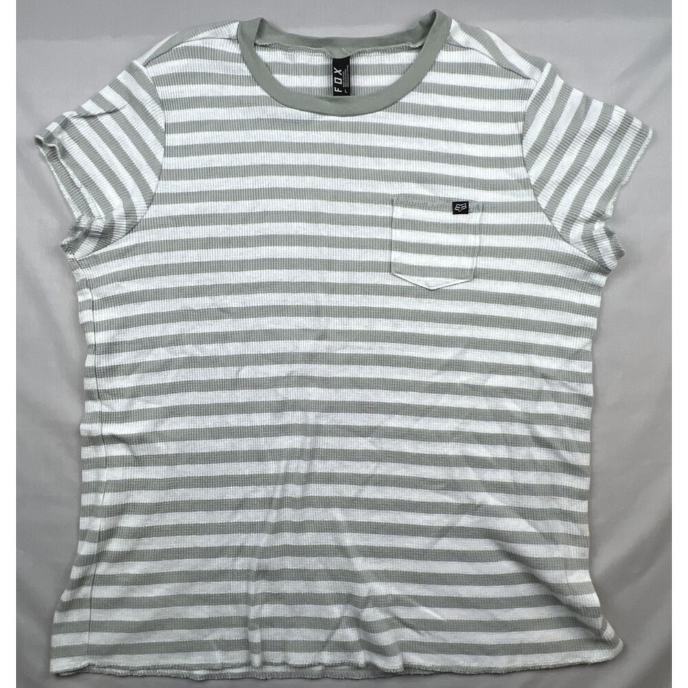 Fox Racing Striped Out Women's Short Sleeve Crew Neck T-Shirt